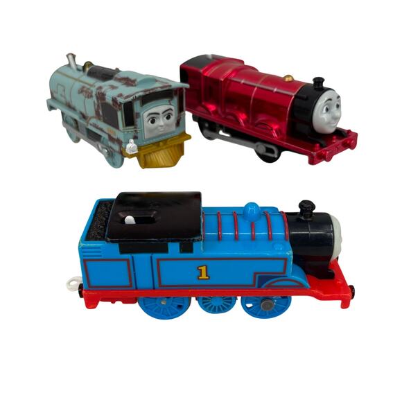 Thomas & Friends Trackmaster Motorized Trains Lot of 3 Thomas James Lexi Works - Picture 1 of 12